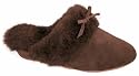 LAMO AUSTRALIA Sheepskin VICTORIA Womens Genuine Sheepskin Lined Womens Slippers Scuffs Shoes Chocolate