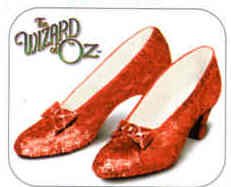 Wizard of Oz Ruby Slippers Mousepad