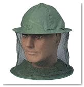 Olive Drab Mosquito Head Net