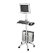Aluminum Mobile Computing Workstation Cart