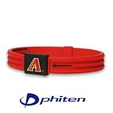 Phiten Arizona Diamond Backs MLB Titanium X30 Bracelet, 6.75 Inch