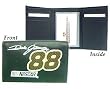 Dale Jarrett Embroidered Leather Tri-Fold Wallet - NASCAR Sports Merchandise