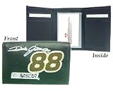 Dale Jarrett Embroidered Leather Tri-Fold Wallet - NASCAR Sports Merchandise