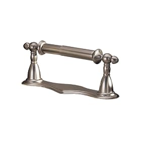 Delta 75050-NN Victorian 9-1 8-Inch Toilet Tissue Holder, Pearl Nickel by Delta Faucet