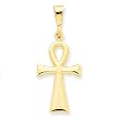 14k Egyptian Ankh Cross Pendant