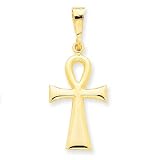 14k Egyptian Ankh Cross Pendant