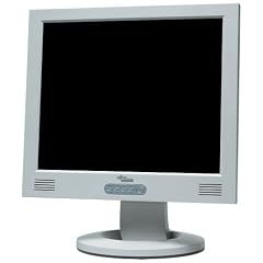 Fujitsu P17-1 43,2 cm (17 Zoll) TFT-Monitor weiss/beige mit integrierten Lautsprechern (DVI)
