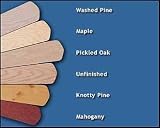 17 inch Ceiling Fan Blades Maple Finish