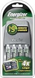 Energizer� 15-Minute Charger & Battery 4-Pack includes 2 