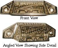 Cast Brass Eastlake Bin Pull