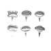 Stainless Steel Cheese Markers - Set of 6 by Fox Run