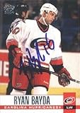 Ryan Bayda, Carolina Hurricanes Autographed Card