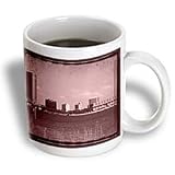 Sandy Mertens Louisiana - Lake Charles Skyline Old Photo View - Mugs