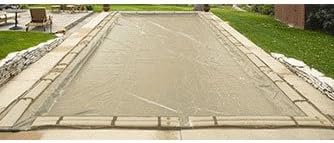 16'x36' Supreme Plus Tan Rectangle In-Ground Swimming Pool Winter Cover 15 Year