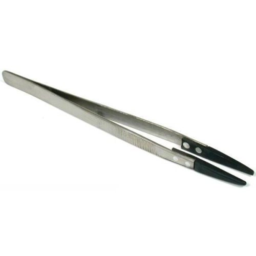 Beading Tweezers Pick Up Soft Tip Round Bead 