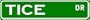 TICE Street Sign ~ Family Lastname Sign ~ Gameroom, Basement, Garage Sign