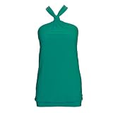 Green Halter Top Plus Size Banded Bottom