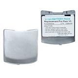  : 1300 mAh Extended Lithium-ion Battery for Motorola V3 Razr w/Silver Door