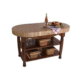 John Boos and Co. American Heritage Collection Harvest Table 60x30x4-in. by John Boos