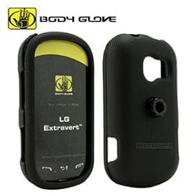 Body Glove 9241401 LG Extravert Flex Snap-On Cell Phone Case with Clipstand - 1 Pack - Retail Packaging - Black by 