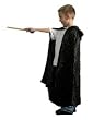 Black Wizard Cloak - Childs SMALL/MEDIUM