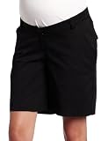 Maternal America Women's Maternity City Knee-Length Shorts, White, X-Large