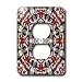 Cindy Thorrington Haggerty Kaleido Mandela - Razmataz - Light Switch Covers - 2 plug ...