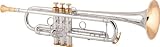 Conn 1B Vintage One Series Professional Bb Trumpet with Sterling Silver Bell (1BSSP Silver with Sterling Silver Bell)
