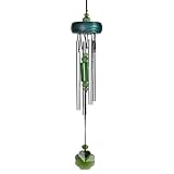 Woodstock Gem Drop Windchime, Shamrock, 10-Inch
