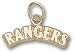 Texas Rangers Solid 14K Gold Arched ''RANGERS'' 3/16'' Pendant