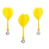 3Pcs Bullseye Target Game Plastic Magnetic Flat Tipped Darts-Yellow