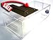 Bottom Lock Clear Acrylic J-hook Toke Box, Poker Chip & Tip Storage Toke Box for Casino & Home Poker Games