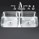 Kohler Undertone Stainless Steel Undermount Double Bowl Stainless Steel Kitchen Sinks