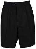 Poplin Shorts in Black, 36 Waist