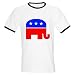 Republican Elephant Logo (Front) Ringer T