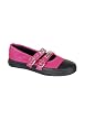 Women's Studded Double Strap Buckled Mary Jane Canvas Sneaker
