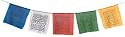 Small Windhorse Block Printed Prayer Flag