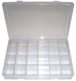 Durham Box, 24 Compartments Clear, 13W X 9D X 2.25H