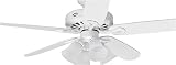 Hunter 25746 The Grand Isle White Traditional Ceiling Fan 52 Blade Span