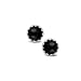 Black Onyx Round Silver Stud Earrings