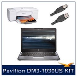 Hewlett Packard Pavilion DM3-1030US 13.3 Notebook PC w/ HP F4280 All-in-One Printer Bundle