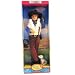 Olivia Hope in White Fleece Vest Western Riding Outfit