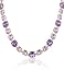 AZ Collection Amethyst Swarovski Crystal Necklace