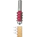 Freud 80-572 1/8-Inch Radius Triple Beading Router Bit with 1/2-Inch Shank