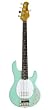 Ernie Ball Music Man Classic Collection StingRay 5 String Bass - Single Humbucker Mint Green Finished Birdseye Maple Neck White Pickguard