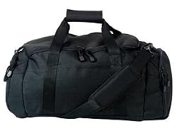 NEW Port & Company - Gym Bag Black-OSFA