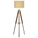 Walnut Tripod Floor Lamp