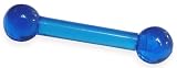 8 Gauge Blacklight Tounge Barbell