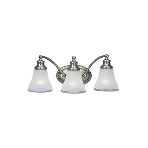 Sea Gull Lighting 40011-773 Alexandria Three-Light Vanity, Two-Tone Nickel Finish with... by 
