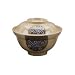 Melamine Green China Bowl w/ Cover 6" (6 pieces)